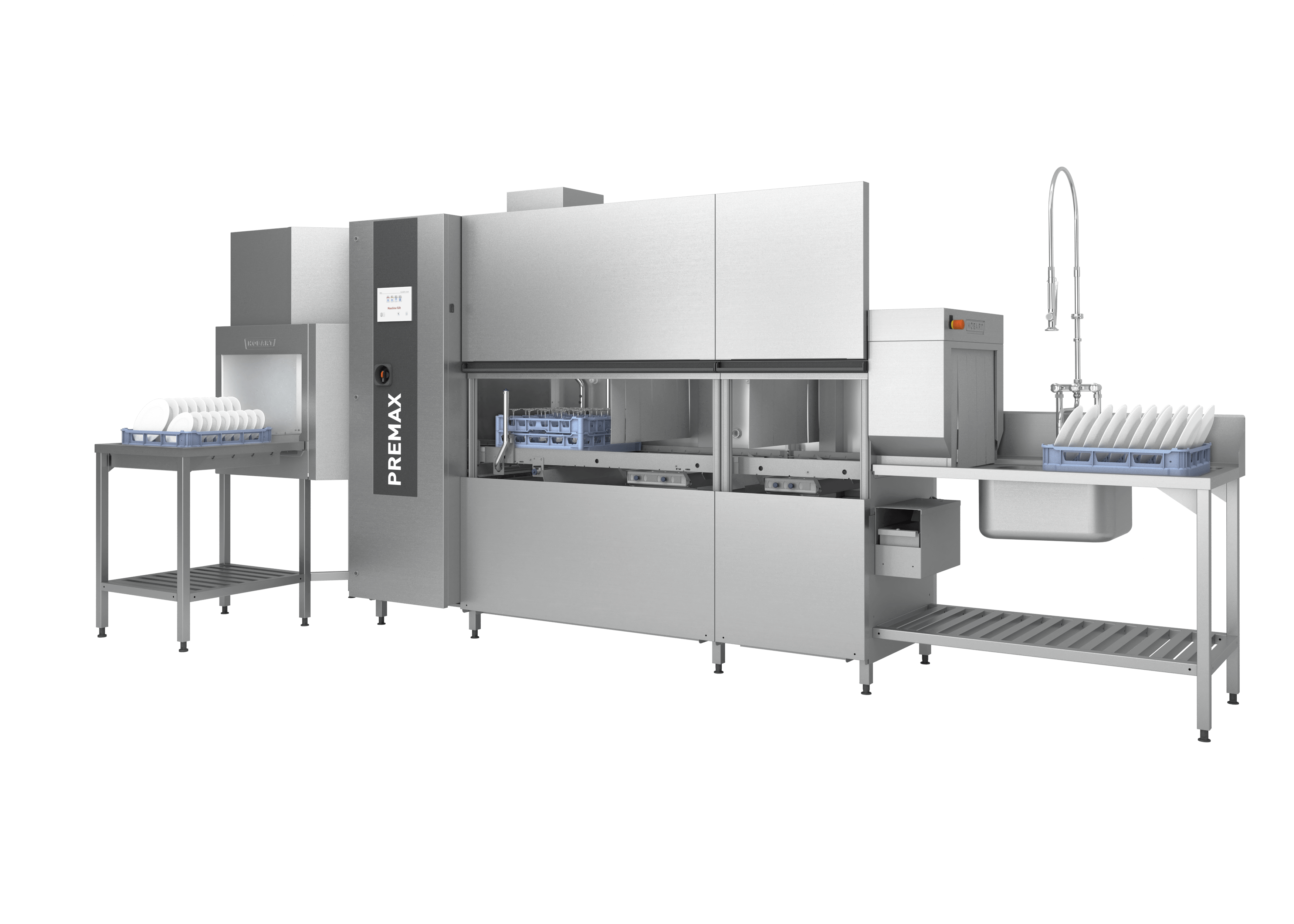 Profi CN and Premax CP Rack Conveyor Dishwashers