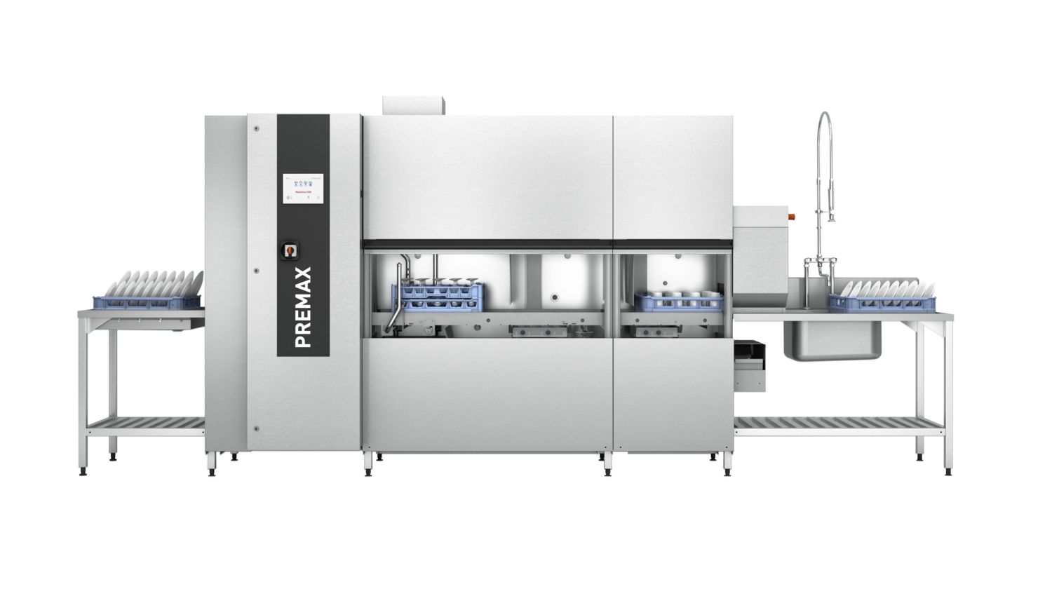 Profi CN and Premax CP Rack Conveyor Dishwashers