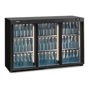 3 door commercial bar fridge, bar fridges uk